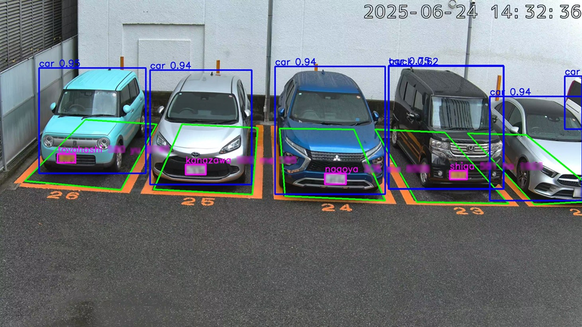 車体検知画像(日中)